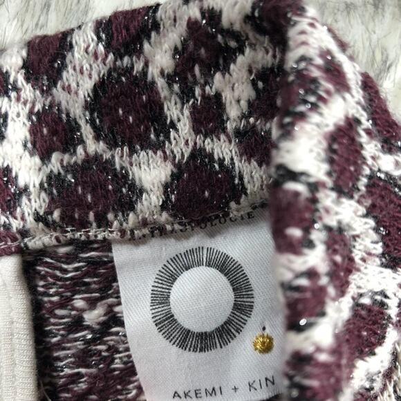 Anthropologie Akemi + Kin Leopard Print Retro Rockabilly Top XS - Picture 4 of 5